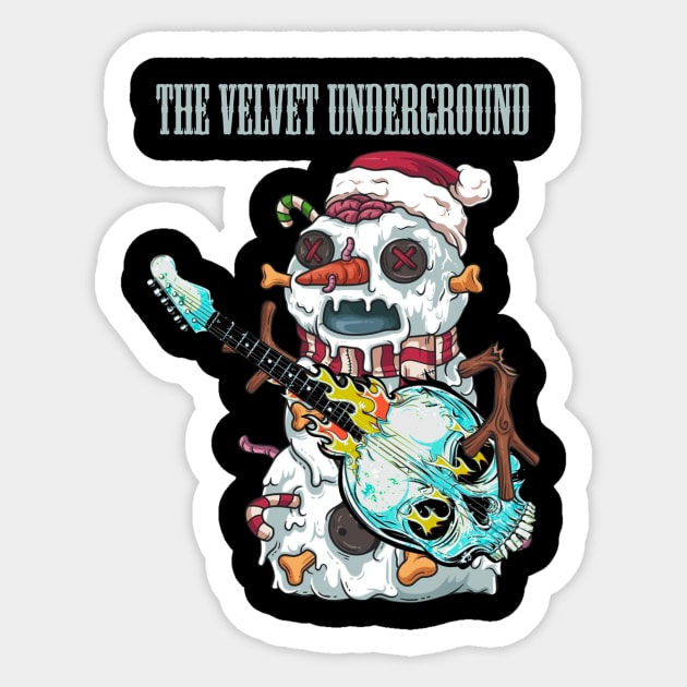 THE VELVET UNDERGROUND BAND XMAS Sticker by a.rialrizal